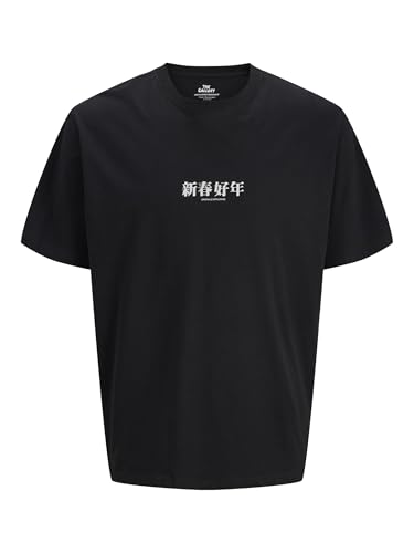 JACK & JONES Jorsnake Tee SS Crew Neck Tg, Nero, XS - Mode & Vêtements en promo à 10.10€