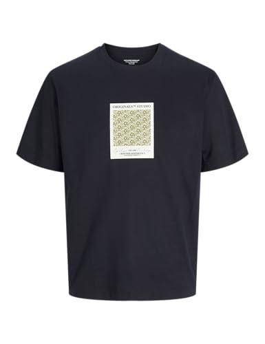 JACK & JONES Jorislington AOP Front Tee SS Crew Neck, Nero... - Nouvelle promo Amazon à 7.03€