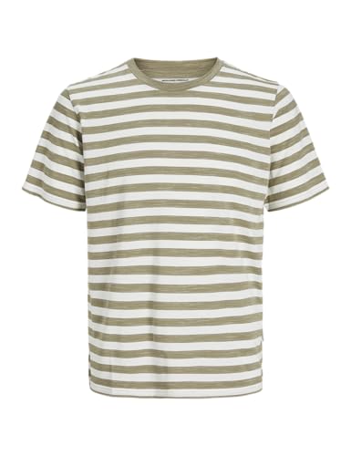JACK & JONES Jorvarenna Stripe Tee Ss Crew Neck - Amazon Germany à 6.26€