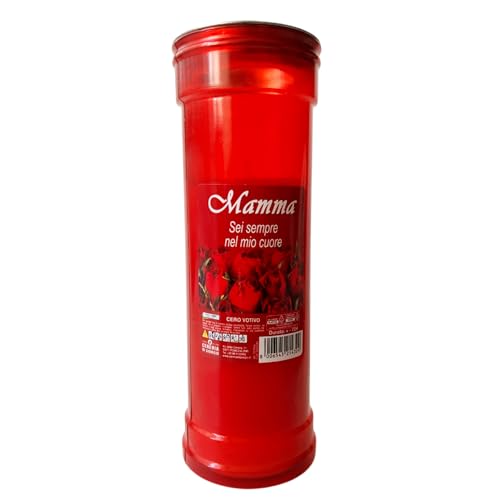 Rotes Votivwachs P50 mit Widmung "Per La Mama" - Brenndauer... - Maison & Cuisine Amazon Allemagne à 2.73€