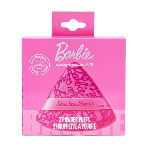 Barbie Make-Up Powder Puff Duo - 2 Pack - Reusable... - Jouets & Jeux en promo à 4.00€