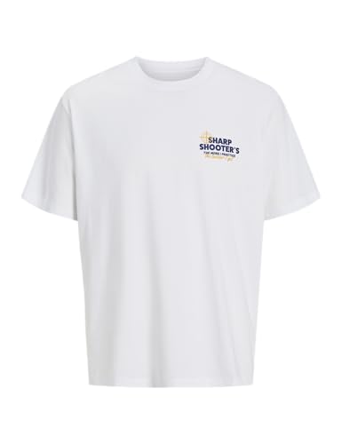 JACK & JONES Jorbigwig Tee SS Crew Neck Tg, Bright White, XL - Amazon Royaume-Uni à 5.92€