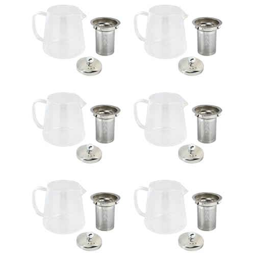 Decqerbe 6X 5 Tailles Bonne Theiere en Verre Clair... - Bricolage & Outils Amazon France à 88.80€