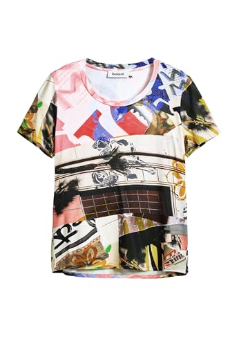 Desigual TS_Collage, 9019 Tutti Fruti, M - Mode & Vêtements Amazon Royaume-Uni à 18.75€