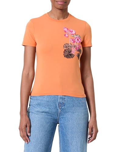Desigual TS_Botanical_LA, 7065 PERSIMON Orange, S - Mode & Vêtements Amazon Espagne à 12.92€