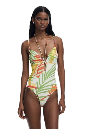 Desigual Swim_Belice TROPI One P., 1001 Raw, XS - Sports & Fitness Amazon Espagne à 26.45€