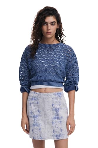 Desigual JERS_Reine, 5025 Space Blue, XS - Amazon Italie à 24.47€