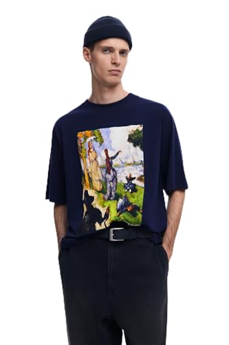 Desigual TS_Manitoba, 5000 Navy, S en promo à 23,19€ (-61%) sur Amazon FR