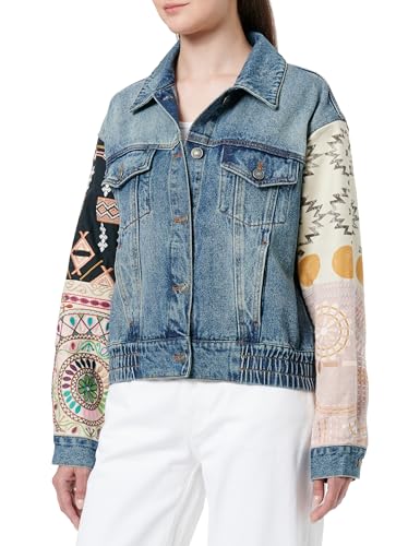 Desigual CHAQT_CASSIDY, 5053 DENIM MEDIUM WASH, M - Mode & Vêtements Amazon Allemagne à 48.87€