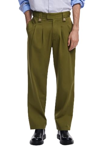 Desigual Pant_Banker, 4092 Kaki, 38 - Home & Kitchen Amazon Spain à 28.27€