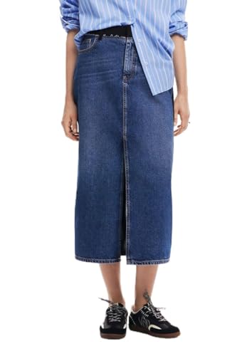 Desigual FAL_Cervantes, 5008 Denim Dark Blue, M - Mode & Vêtements Amazon Royaume-Uni à 57.12€