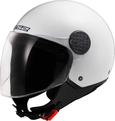 LS2, Casque Moto Jet Sphere LUX II Solid White, XS - Sports & Fitness en promo à 59.91€