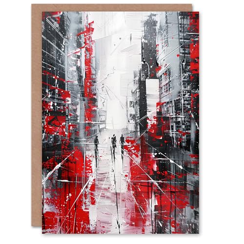 Artery8 Greeting Card Figures in Lodz Poland Street... - Jouets & Jeux Amazon Royaume-Uni à 2.37€