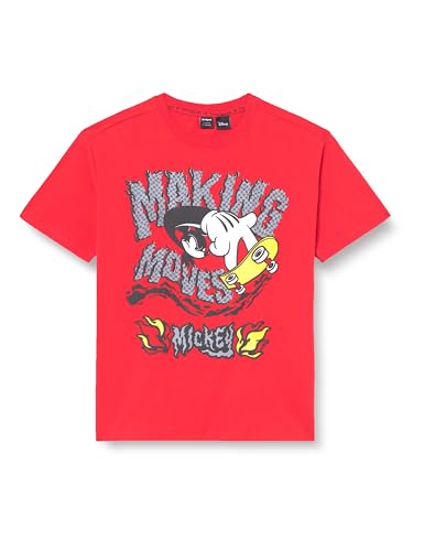 Desigual TS_Making Moves Mic, 3000 Carmine, 13/14 - Auto & Motorcycle Amazon Spain à 9.13€