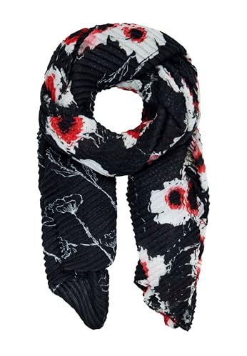 Desigual Dot Flower Rectangle Foulard Black - Jardin & Extérieur Amazon France à 24.97€