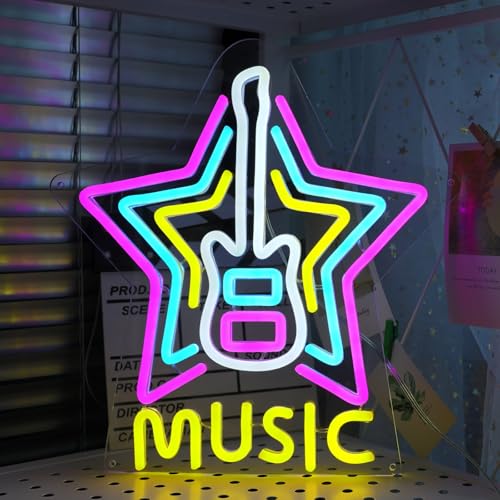 Insegne al neon per chitarra, Insegna al neon a LED... - High-Tech & Électronique en promo à 20.70€