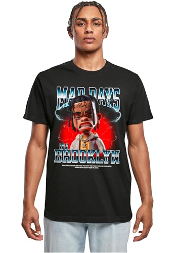 Mister Tee Mt3379-mad Days tee Camiseta, Negro, L Hombres - Mode & Vêtements en promo à 15.17€