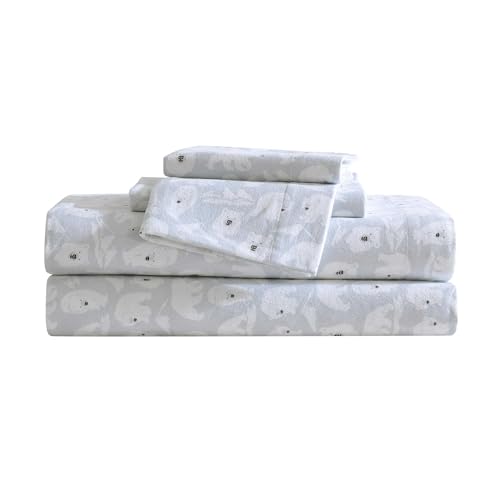 Eddie Bauer - Twin Sheets, Cotton Flannel Bedding Set... - Maison & Cuisine Amazon Royaume-Uni à 19.91€