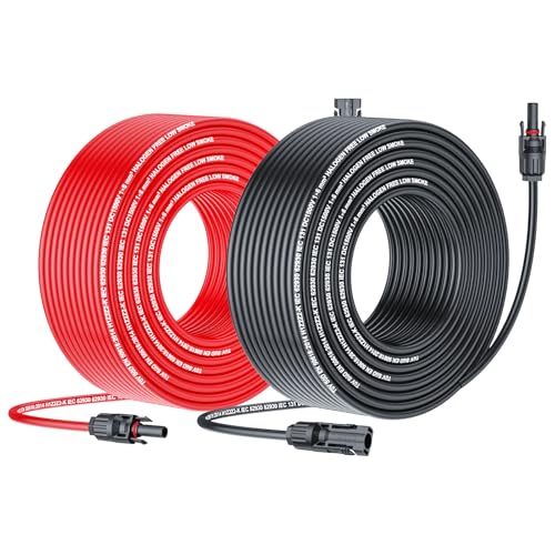 JXMXRPV Extensión de cable solar de 50 pies, 10 AWG, cable... - High-Tech & Électronique Amazon Espagne à 95.61€