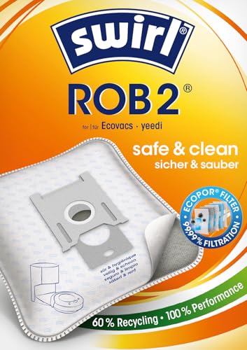 Swirl® ROB 2 Beutel für z.B. Ecovacs und yeedi, Deebot N10... - Amazon Allemagne à 7.11€