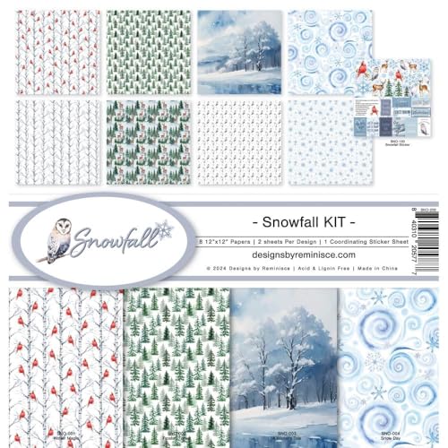 Reminisce Kit de colección de álbumes de recortes de nieve - Loisirs Créatifs en promo à 29.54€