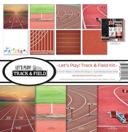 Reminisce Let's Play! Track and Field Scrapbook Collection... - Jouets & Jeux Amazon Royaume-Uni à 16.72€