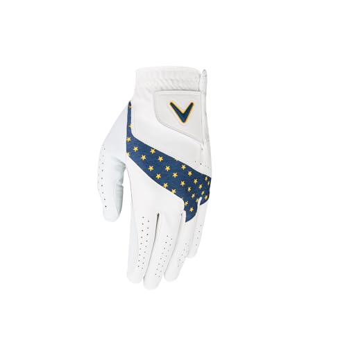 Callaway Golf Fusion Glove - USA, MLH M/L, Weiß - Sports & Fitness en promo à 22.57€