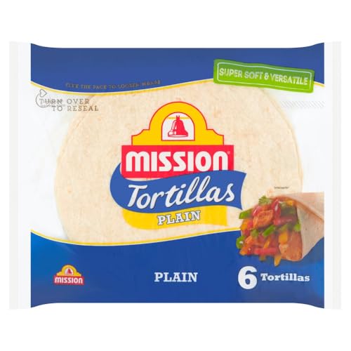 Mission 6 Tortillas Plain 368g 6pk × 6 - Épicerie en promo à 2.91€