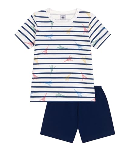 Petit Bateau Jungen Pyjacourt A0dep, Blau/Mehrfarbig, 2... - Bébé & Puériculture Amazon Allemagne à 14.25€