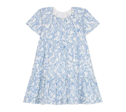 Petit Bateau Mädchen Kurzarmkleid A0cjs, Marshmallow/Porzell... - Amazon Allemagne à 21.49€