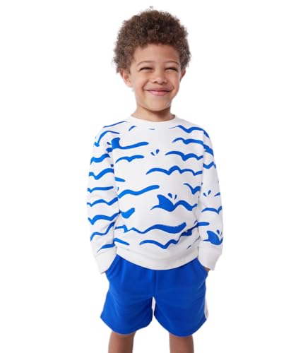 Petit Bateau A0crs Felpa, Bianco/Multicolore, 6 Anni Bambino - Sports & Fitness Amazon Italie à 17.22€