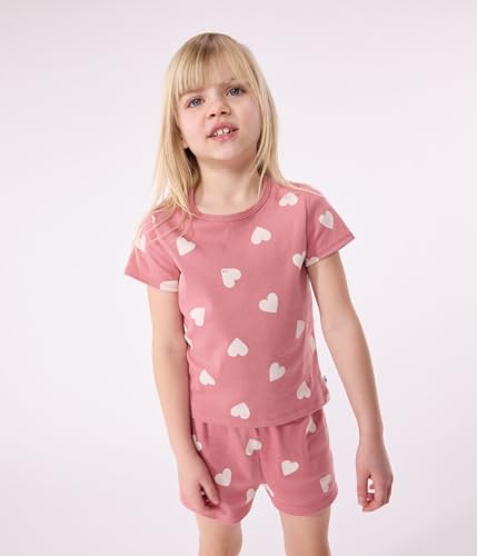 Petit Bateau Mädchen Pyjacourt A0d1h, Rosa/Weiß, 5 Jahre - Sports & Fitness Amazon Allemagne à 7.04€