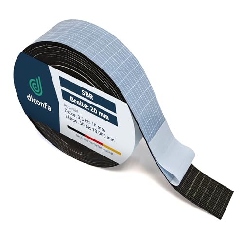 diconfa Gummistreifen SELBSTKLEBEND 20mm (2cm) breit... - Auto & Moto Amazon Allemagne à 1.78€