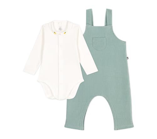 Petit Bateau A0CG6 Ensemble Salopette Vert Mixte Bébé 0 mois en promo à 23,30€ (-48%) sur Amazon FR