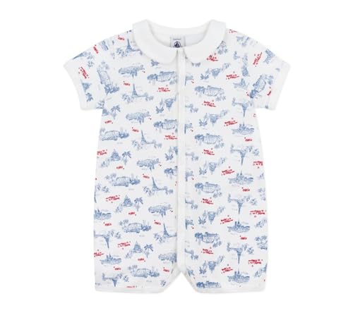 Petit Bateau A0CN5 Combicourt Blanc/Multico Mixte Bébé 3... en promo à 12,72€ (-53%) sur Amazon FR