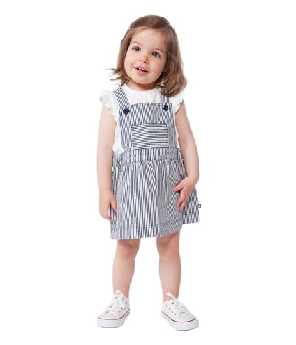 Petit Bateau Baby Mädchen Gesamtkleid A0clh, Blau/Weiß, 12... - Bébé & Puériculture en promo à 19.50€