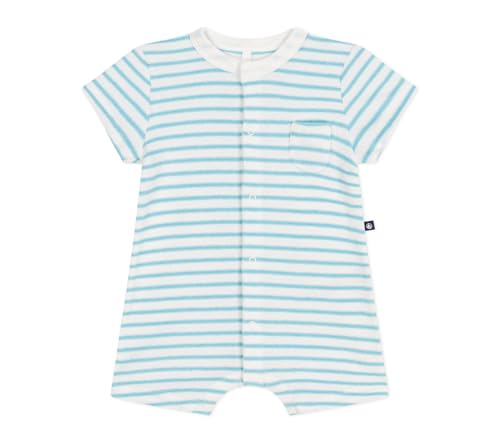 Petit Bateau A0CG3 Combicourt, Marshmallow/Aquatic, 6 Mois... - Sports & Fitness en promo à 13.30€