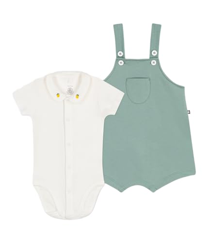 Petit Bateau A0DHJ Ensemble Salopette Vert Mixte Bébé 0-3... en promo à 17,49€ (-55%) sur Amazon FR