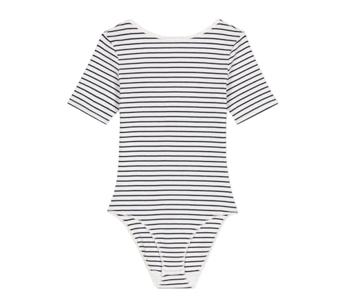 Petit Bateau A0CRY, Body de manga corta Mujer, Blanco/Azul... - Sports & Fitness Amazon Espagne à 9.62€