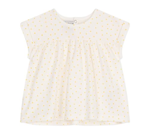 Petit Bateau Baby Mädchen Kurzarmbluse A0cop, Weiß/Gelb, 12... - Sports & Fitness Amazon Allemagne à 8.50€