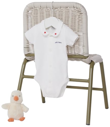 Petit Bateau A0CPR Body Manches Courtes A Col Blanc Mixte... en promo à 8,28€ (-57%) sur Amazon FR