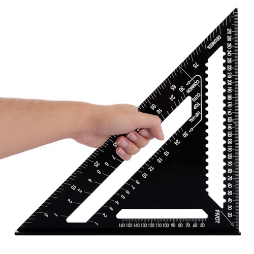 ASelected Aluminum Alloy Rafter Square - Metric 12 Inch... - Maison & Cuisine en promo à 5.01€