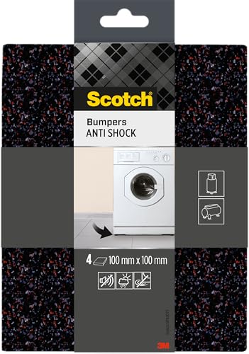 Scotch Pare-Chocs SP92O77, Noir, 100 mm x 100 mm, Lot de 4 en promo à 10,32€ (-54%) sur Amazon FR
