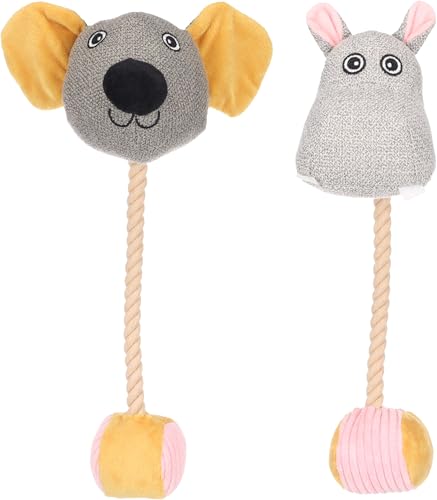 Flamingo Spielzeug für welpe Felsy Maus & Nilpferd mit Ball... - Jouets & Jeux en promo à 5.70€