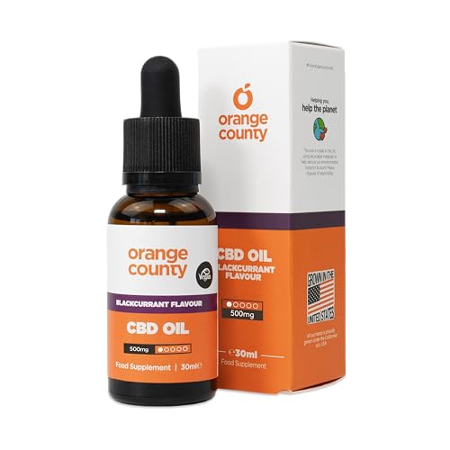Orange County Blackcurrant Flavour CBD Oil 500mg 30ml - Auto & Motorcycle Amazon UK à 6.49€
