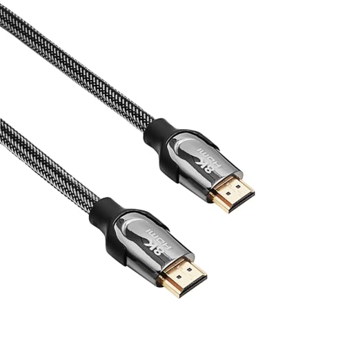 AKYGA Câble HDMI AK-HD-15S blindé CU 48 Gb/s 8K @ 60 Hz 4K... - Tech & Electronics Amazon France à 7.38€