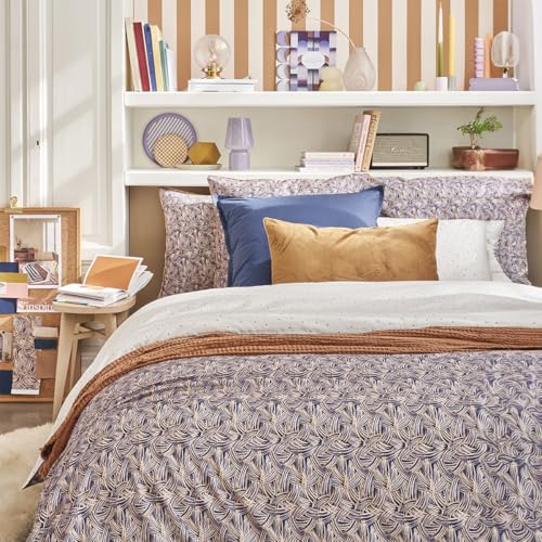 ESSIX Bettbezug, 140 x 200 cm, Achsenblau - Maison & Cuisine Amazon Allemagne à 44.95€