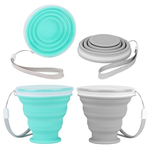 LDERFIV 2 Pièces Tasse en Silicone Gobelet Pliable Gobelet... - Sports & Fitness Amazon France à 7.99€