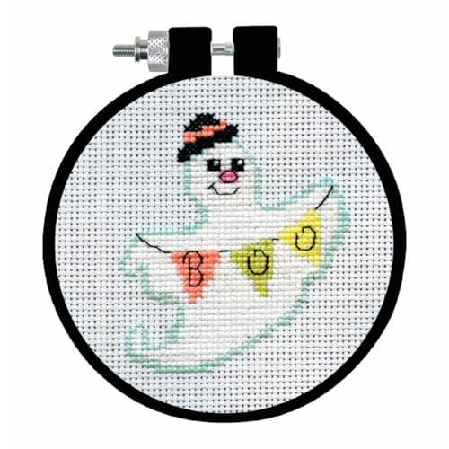 Design Works Crafts Kreuzstich Stickpackung mit Stickrahmen... - Maison & Cuisine en promo à 4.41€