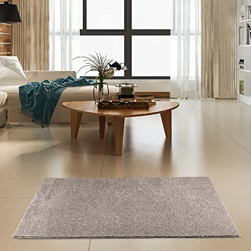 Pet Friendly Solid Color Area Rugs Beige - 2' x 3'... - Maison & Cuisine Amazon Royaume-Uni à 40.57€